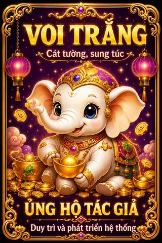 Voi trắng — Cát tường, sung túc